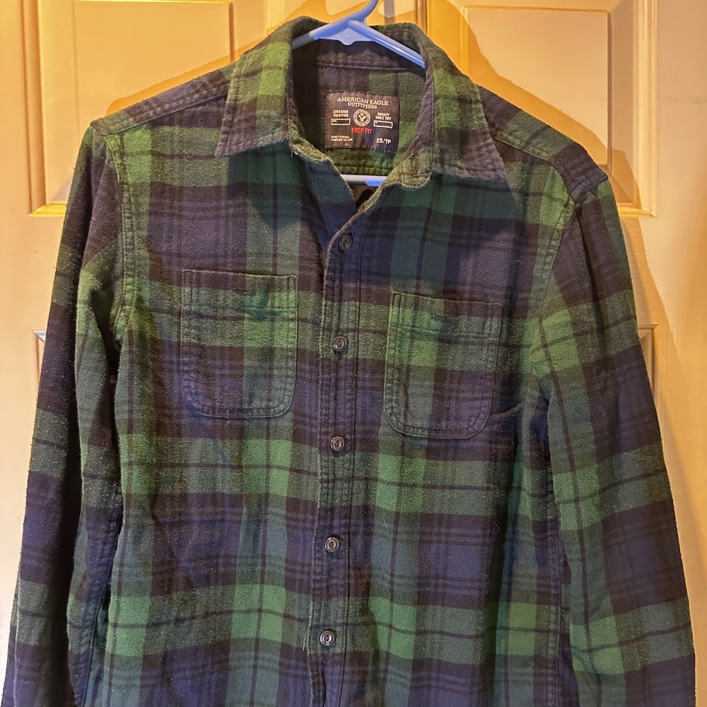 American Eagles Prep Fit Size XS Flannel